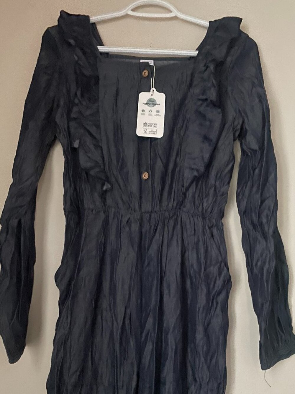 Lightweight Navy Jumpsuit